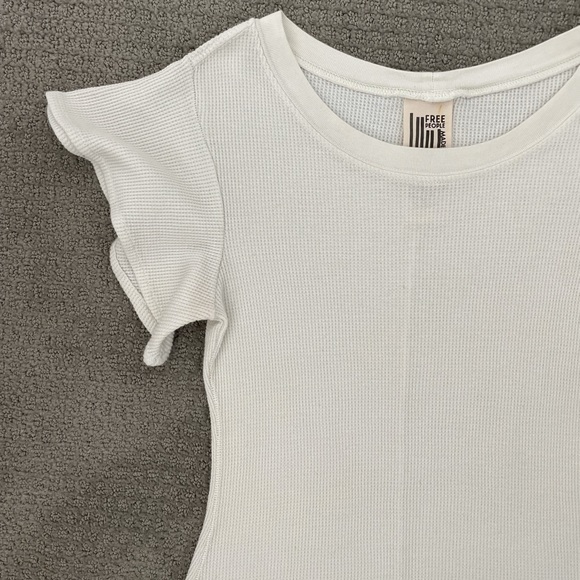 Free People cream textured top (size XS) - Picture 2 of 4